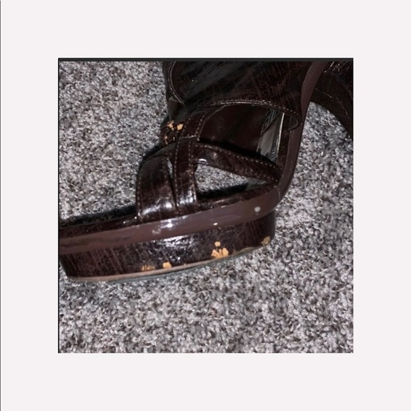 2/$13 brown &bronze heels-paprika Michael Antonio - Picture 7 of 7